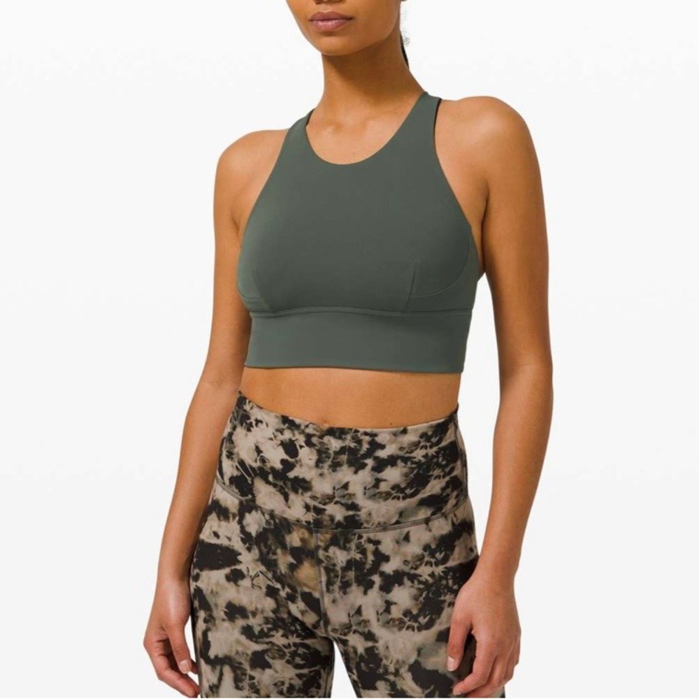 USED Lululemon Wunder Train Long-Line Bra Medium Support-IN EXCELLENT COND. - Picture 2 of 5